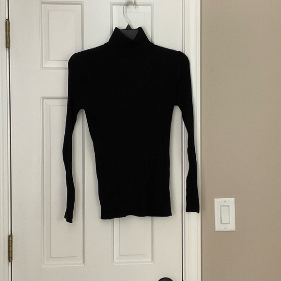 JM Collection Sweaters - JM Collection Black Turtleneck Sweater